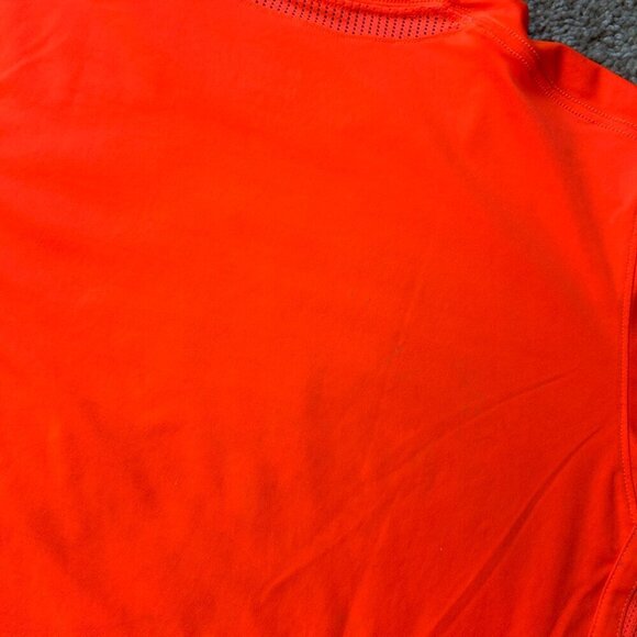 Nike Football Orange Blue Dri Fit Electric Center Tee Size Medium - Picture 7 of 9